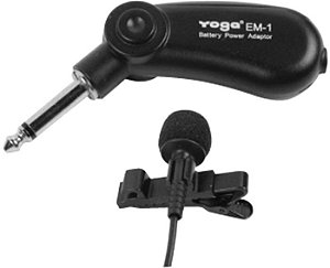 Microfone De Eletreto Ominidirecional com Fio Lapela Yoga