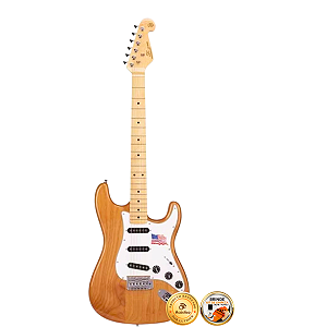 Guitarra Stratocaster SX American Alder Natural Profissional