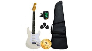 Kit SX Guitarra Strato C/ Bag + Afinador + Palhetas SXSST62