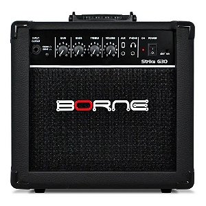 Borne Amplificador Guitarra 15W Estudo Strike Preto G30PR