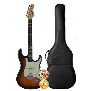 Kit Guitarra Stratocaster Tagima Memphis MG-30 Sunburst Capa