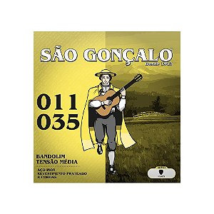 Corda De Bandolim São Gonçalo Cobre Prateado Média (011.035)