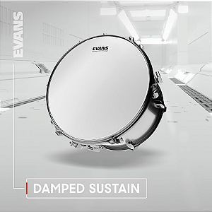 Pele de Bateria Evans G2 8" Coated Filme Duplo B08G2