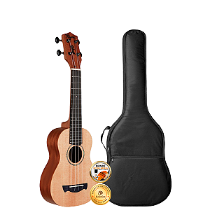 Kit Ukulele Soprano Tagima Acústico 41-K Spruce Com Capa