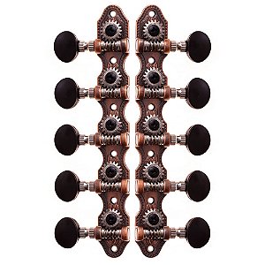 Tarraxa De Viola 10 Cordas Rozini Cobre Velho Pino Fino