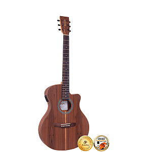 Violão Elétrico Rozini Presença Brasil Flat Fosco Rx516