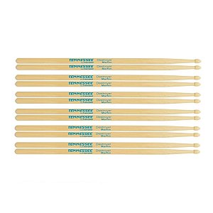 Kit Baquetas de Bateria Liverpool Destroyer Marfim 6 par