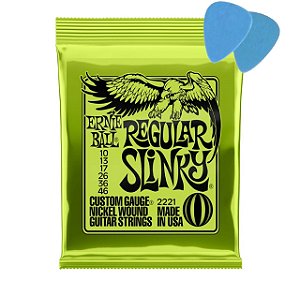 Encordoamento Ernie Ball Guitarra 010 Original Regular Slink