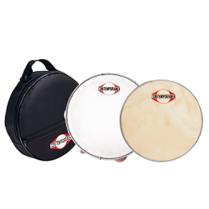 Pandeiro Contemporânea Light 11" 84LT Com Bag + Pele Couro