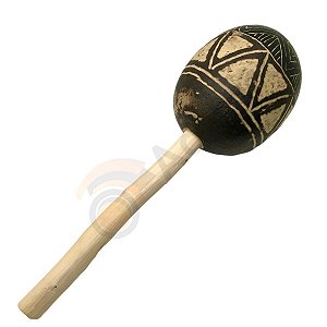 Maraca Chocalho Instrumento Indígenas Cabaça Artesanal