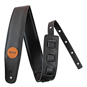 Correia Basso Sintética Acolchoada P/ Guitarra Violão Baixo