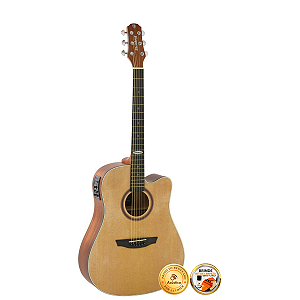 Violão Elétrico Strinberg SD200C Folk Afinador Natural