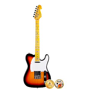 Guitarra Estudante Telecaster PHX TL-2 Vintage Sunburst