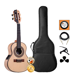 Kit Cavaco Rozini Rc17 Show Elétrico Fishman Maciço Completo