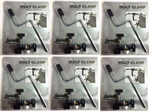 Kit Torelli 6 Mult Clamp Com Haste Para Microfone Ta413