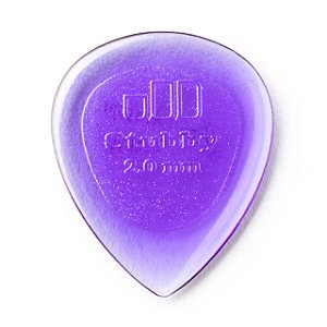 Palheta Dunlop Stubby Jazz 2,00mm Roxo