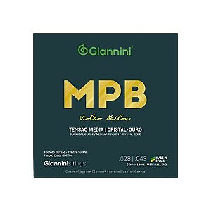 Corda de Violão Nylon Giannini Fósforo Bronze Média (028.043)