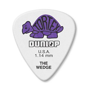 Palheta Dunlop Tortex Wedge 1,14mm Delrin