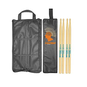 Bag Liverpool Compacta Com 2 Pares de Baquetas 5B Marfim