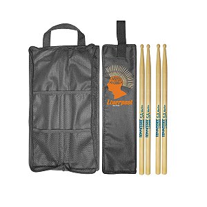 Bag Liverpool Compacta Com 2 Pares de Baquetas 5A Marfim