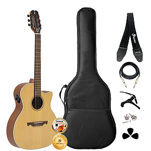 Kit Violão Elétrico Tagima Ambience Echos Bluetuuth Completo