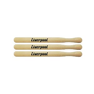 Baqueta Para Surdo Liverpool Master Marfim MT17 3 Unidades