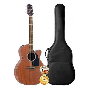 Kit Violão Elétrico Takamine Série G10 Aço Natural Fosco Capa