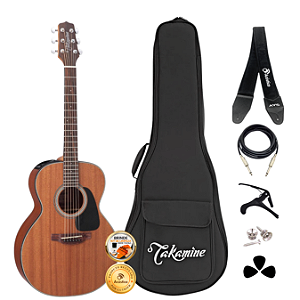 Kit Violão Profissional Elétrico Takamine GX11ME Completo