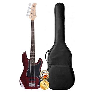 Kit Contrabaixo Strinberg Precision Bass PBS40 Wine Red Capa