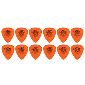 Palheta Dunlop Tortex Standard 0,60mm Laranja 12 Unidades