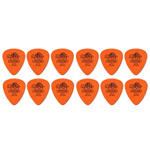 Palheta Dunlop Tortex Standard 0,60mm Laranja 12 Unidades