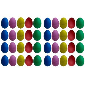 Ganza Ovinho Egg Shaker Musicalização Infantil KIDZZO 40 Uni
