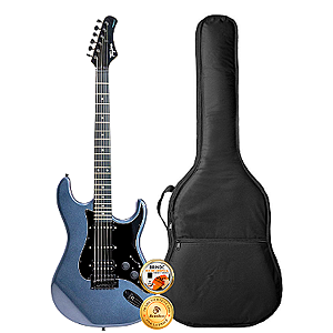 Kit Guitarra Tagima Sixmart Delay Reverb Chorus Cinza Capa