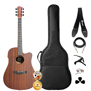 Kit Violão Elétrico Tagima Kansas Gran Reserva Completo