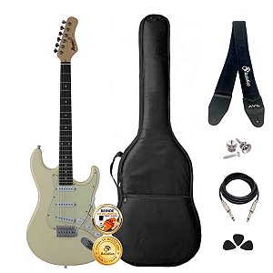 Kit Guitarra Stratocaster Tagima Memphis MG-30 OW Completo