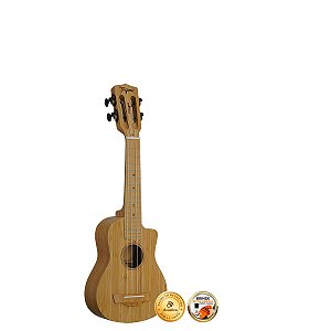 Ukulele Soprano Tagima Profissional Elétrico Laki Em Bambu