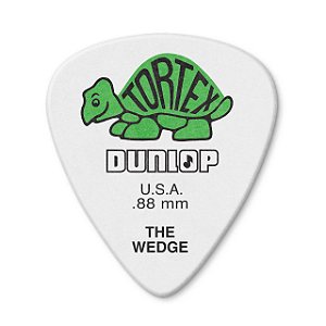 Palheta Dunlop Tortex Wedge 0,88mm Delrin