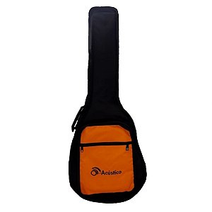 Bag Para Violão Infantil 3/4 Acolchoada Com Bolso e Alça