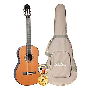 Violão Seizi Supreme Yatta Mirai Cedro Natural Com Bag