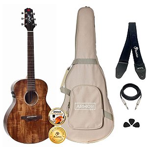 Kit Violão Profissional Seizi Supreme Mini Ryu Mirai Completo