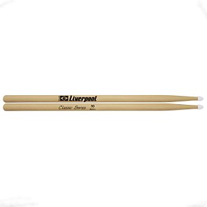 Baqueta De Bateria Liverpool Classic Series 5B Marfim Nylon