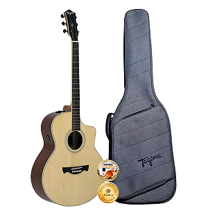 Violão Profissional Tagima Hampton Jumbo EQ-NTOP Com Bag