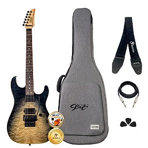 Kit Guitarra Seizi Katana Phantom Dark Moon HH Completo