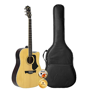 Kit Violão Elétrico Tagima Latin America Andes Natural Capa