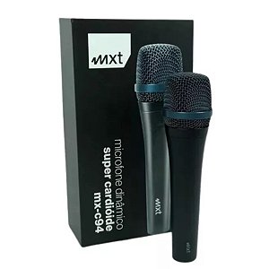 Microfone Dinâmico Super Cardioide MXT MX-C94 Preto