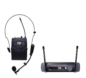 Microfone De Lapela Headset Sem Fio MXT UHF-10BP
