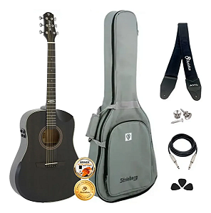 Kit Violão Strinberg Galaxy SD301HCR Chorus e Delay Completo
