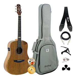 Kit Violão Strinberg Galaxy SD301HCR Reverb e Delay Completo