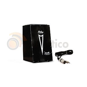 Cajón Elétrico Pithy By Torelli Inclinado Preto TP108 + Cabo