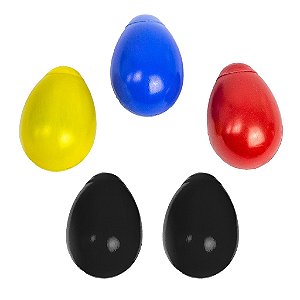 Torelli Ganza Ovinho Colorido Chocalho Eggs 5 Un. TG549